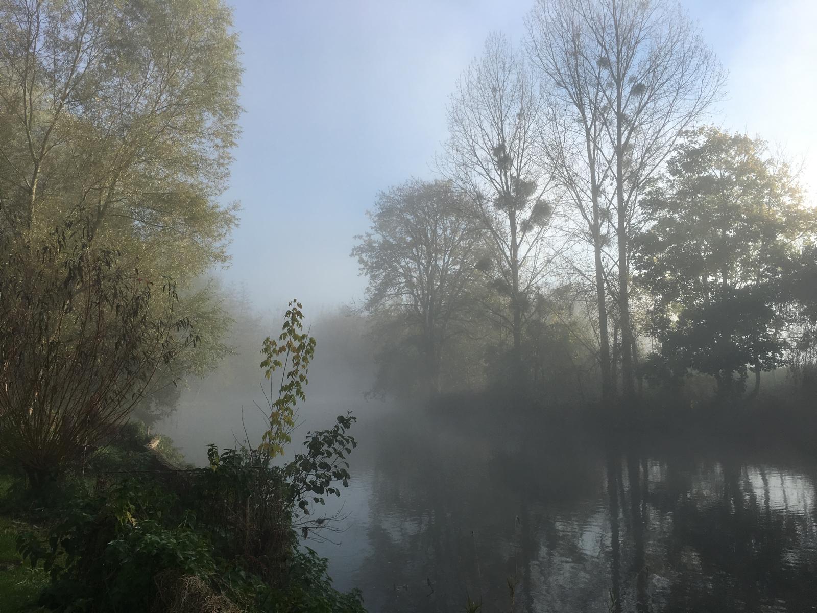 Le Loing dans la brume